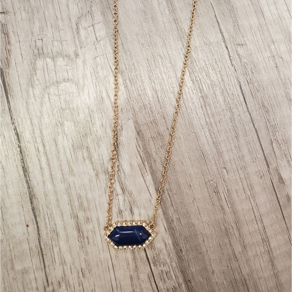 Cobalt Stone  Necklace